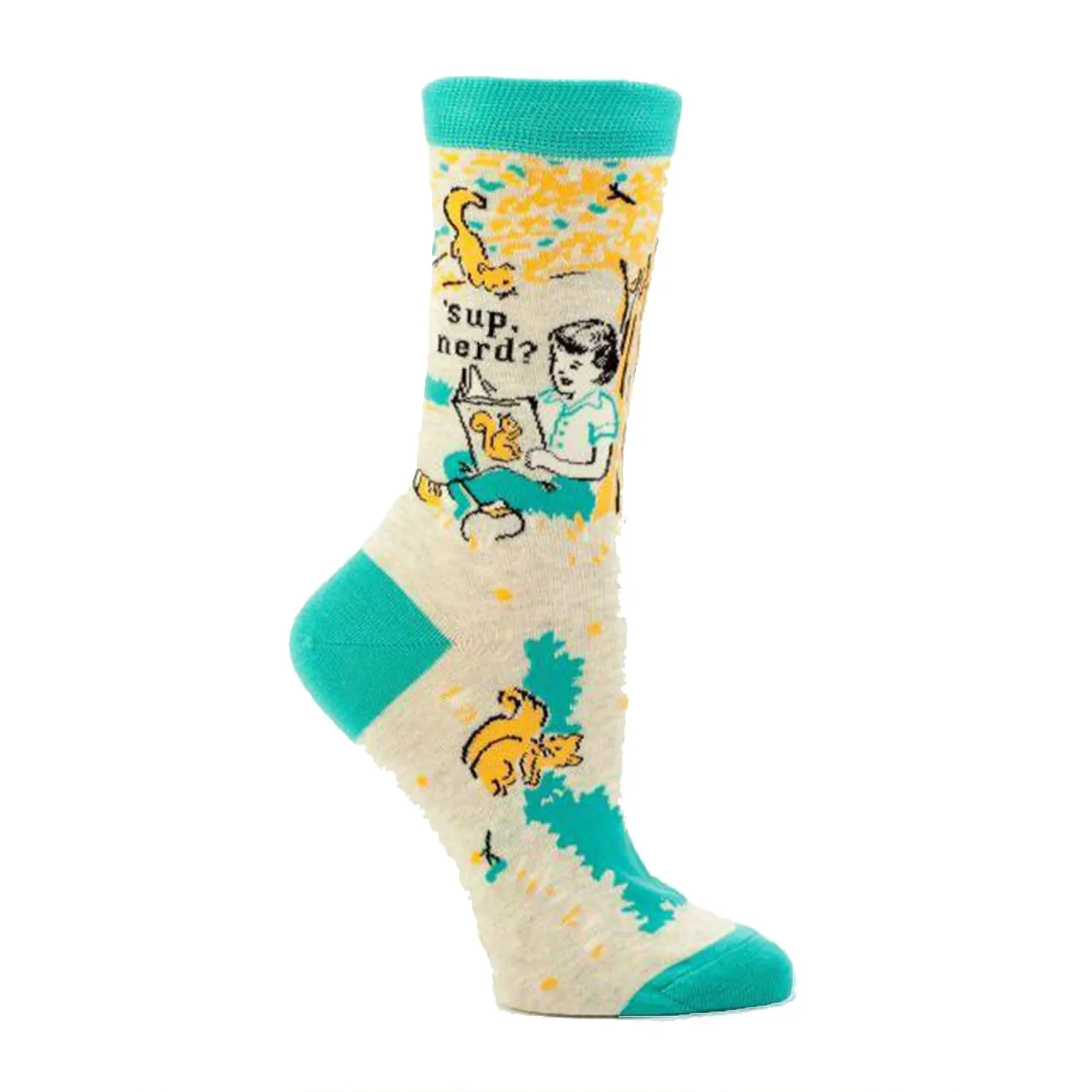 Sup Nerd Socks Women's Crew Sock