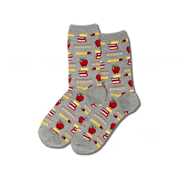 Teacher's Pet Socks Women's Crew Sock