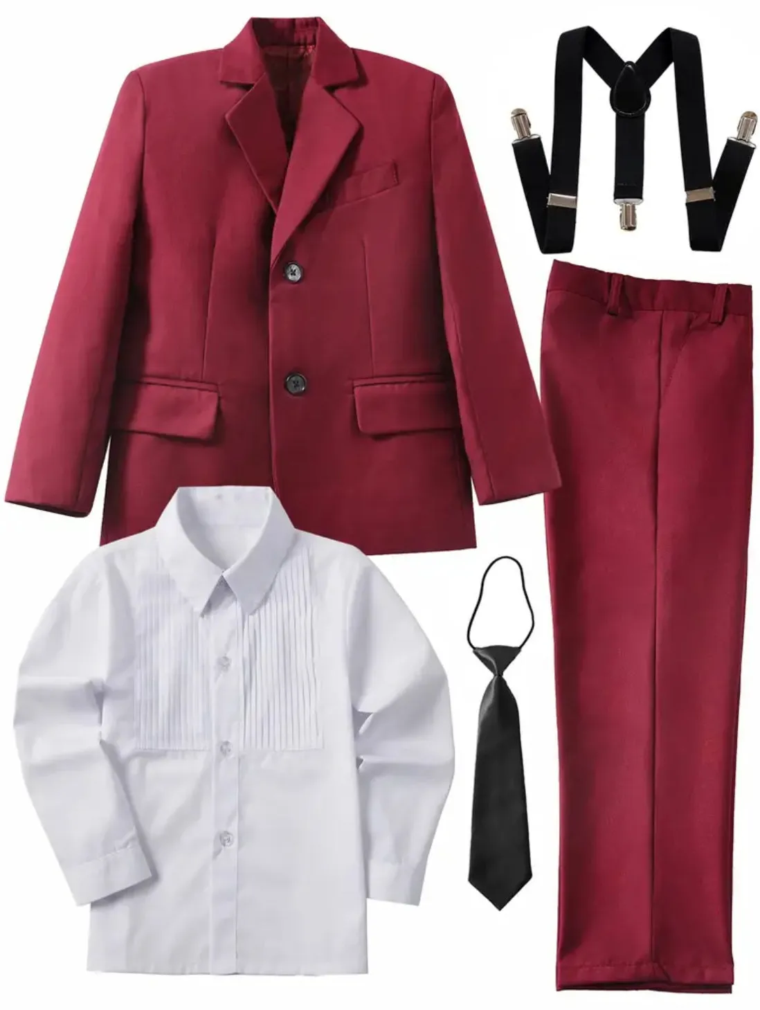 The Ashton, 5pcs Boys Formal Gentleman Outfits