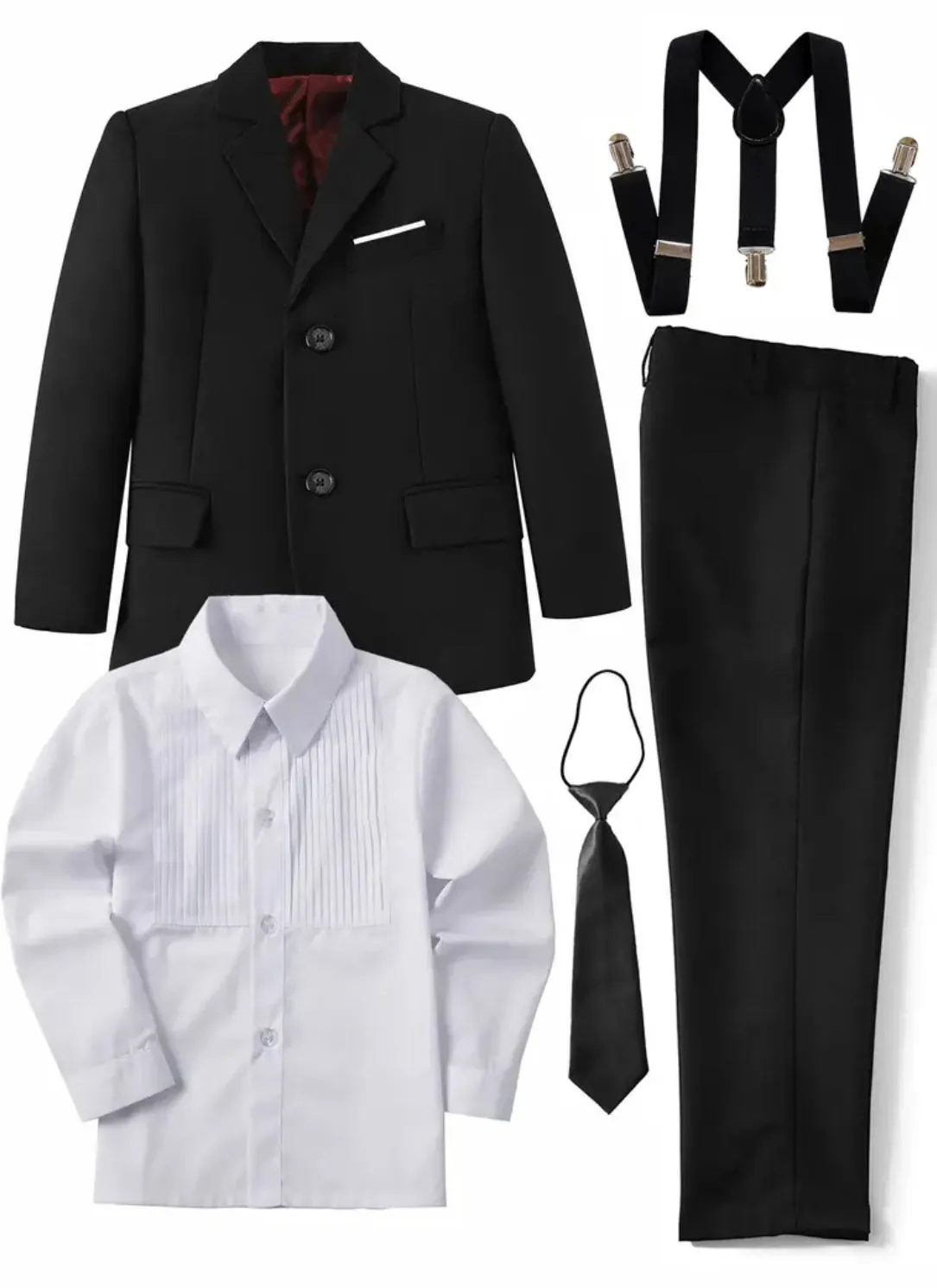 The Ashton, 5pcs Boys Formal Gentleman Outfits