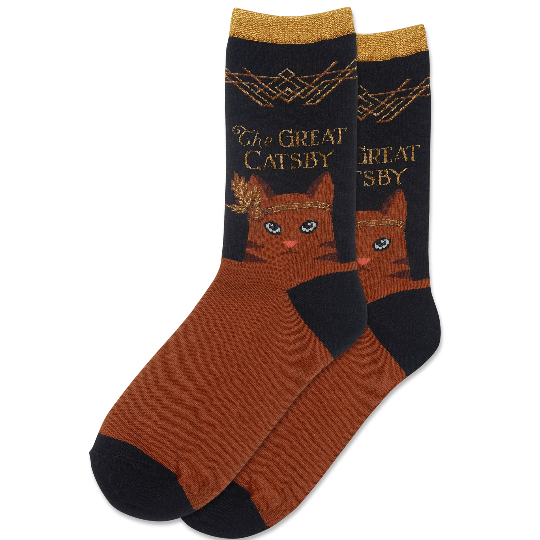 The Great Catsby Women's Crew Socks