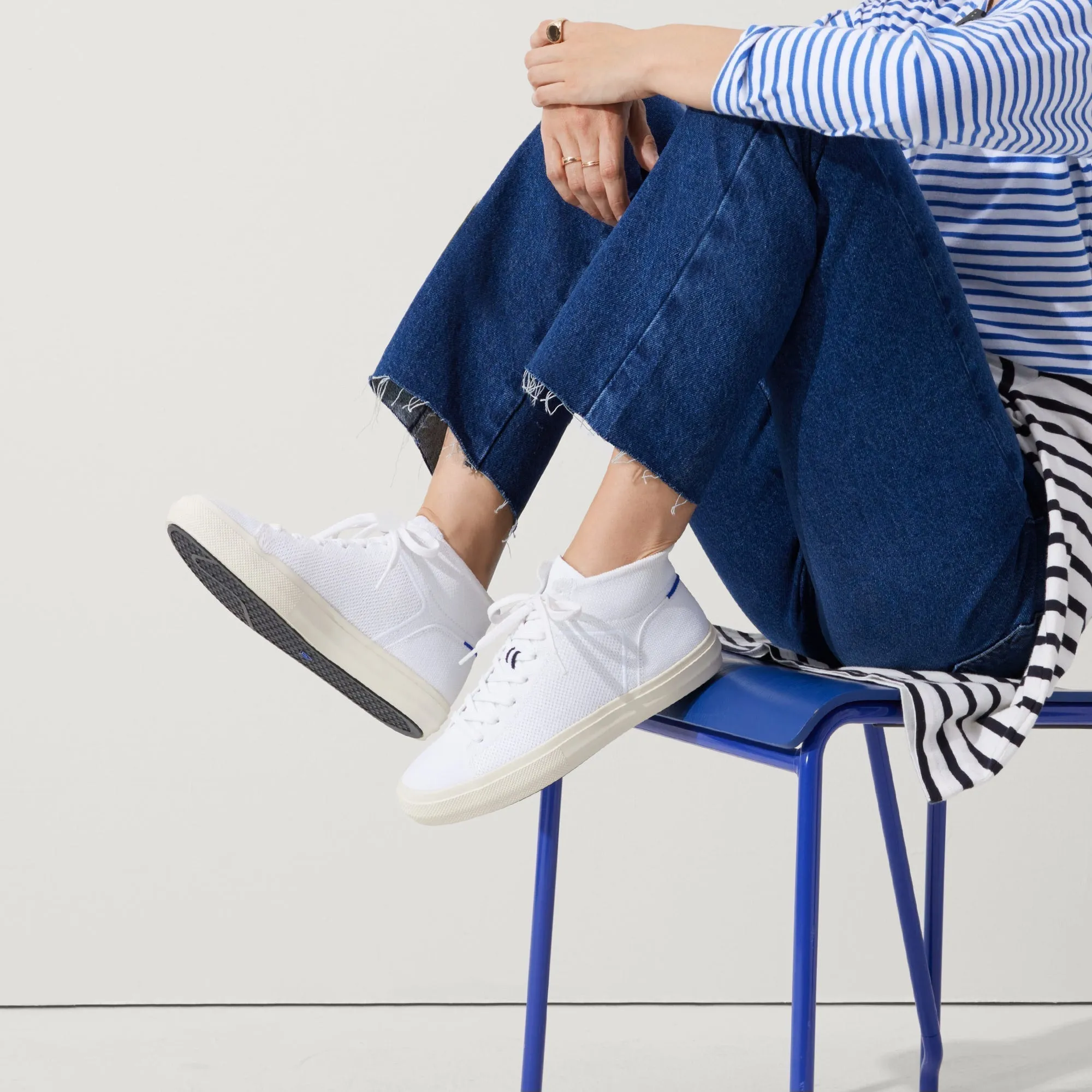 The Women's High Top Sneaker - Bright White