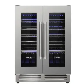 Thor 42 Bottle Dual Zone Built-in Wine Cooler