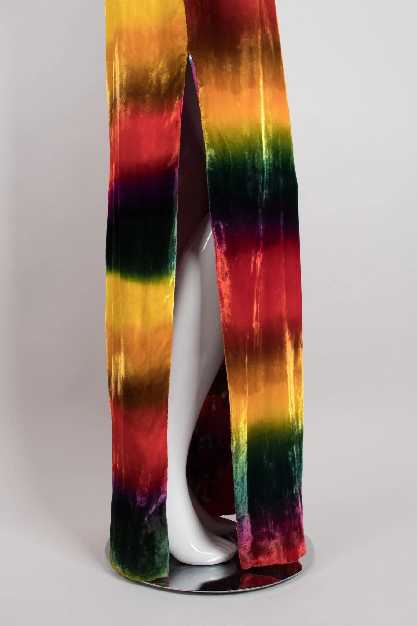 Velvet Rainbow Slip Dress