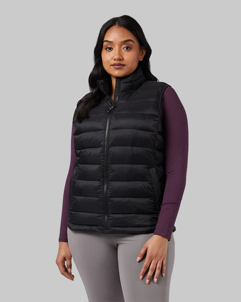 WOMEN'S LIGHTWEIGHT POLY-FILL PACKABLE VEST