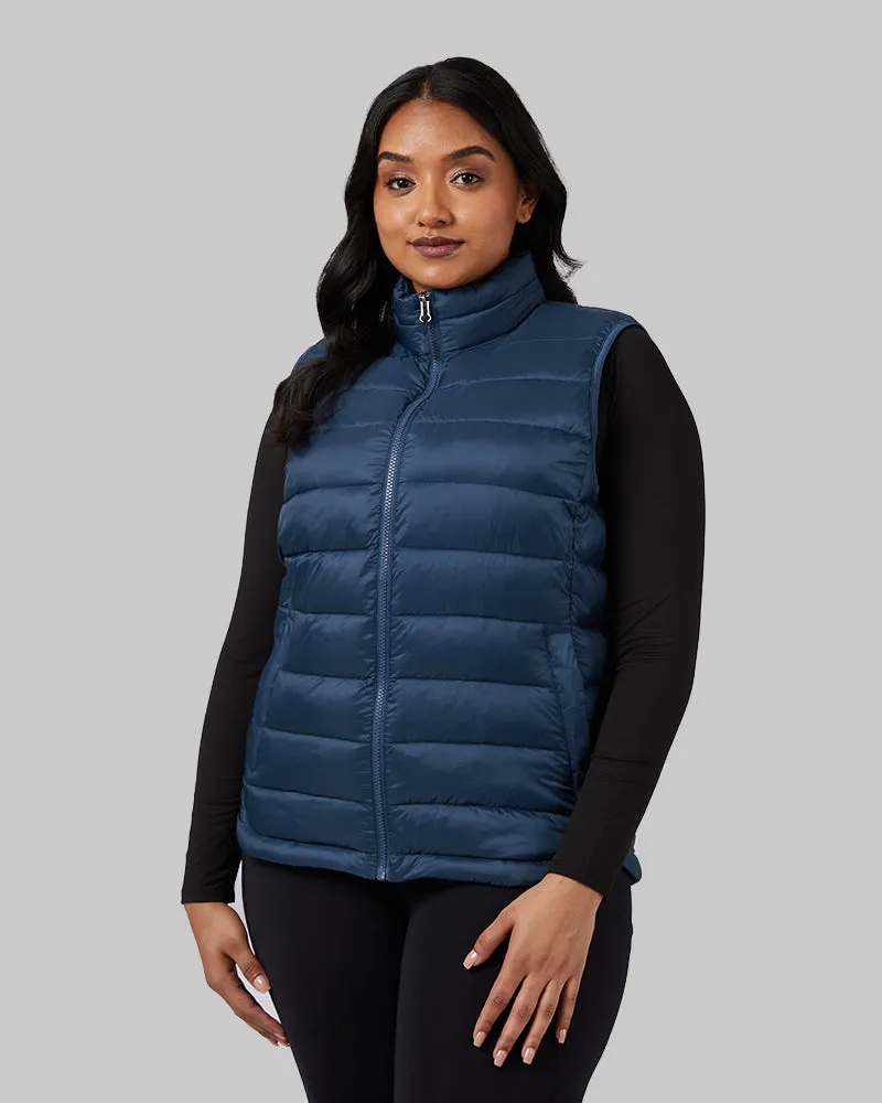 WOMEN'S LIGHTWEIGHT POLY-FILL PACKABLE VEST