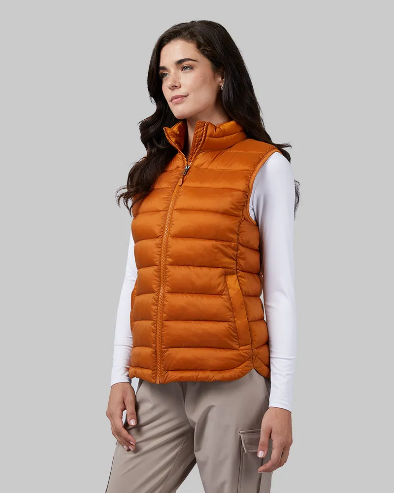 WOMEN'S LIGHTWEIGHT POLY-FILL PACKABLE VEST