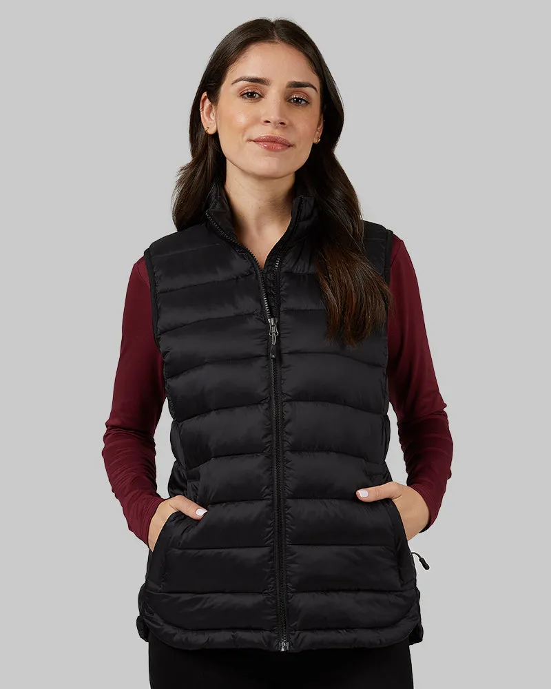 WOMEN'S LIGHTWEIGHT POLY-FILL PACKABLE VEST