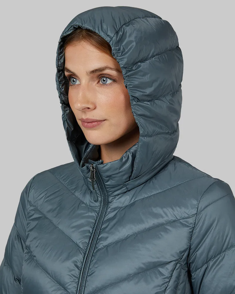 WOMEN'S ULTRA-LIGHT DOWN PACKABLE 3/4 JACKET