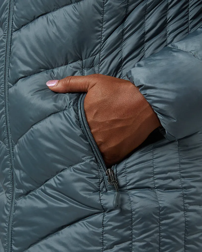 WOMEN'S ULTRA-LIGHT DOWN PACKABLE 3/4 JACKET