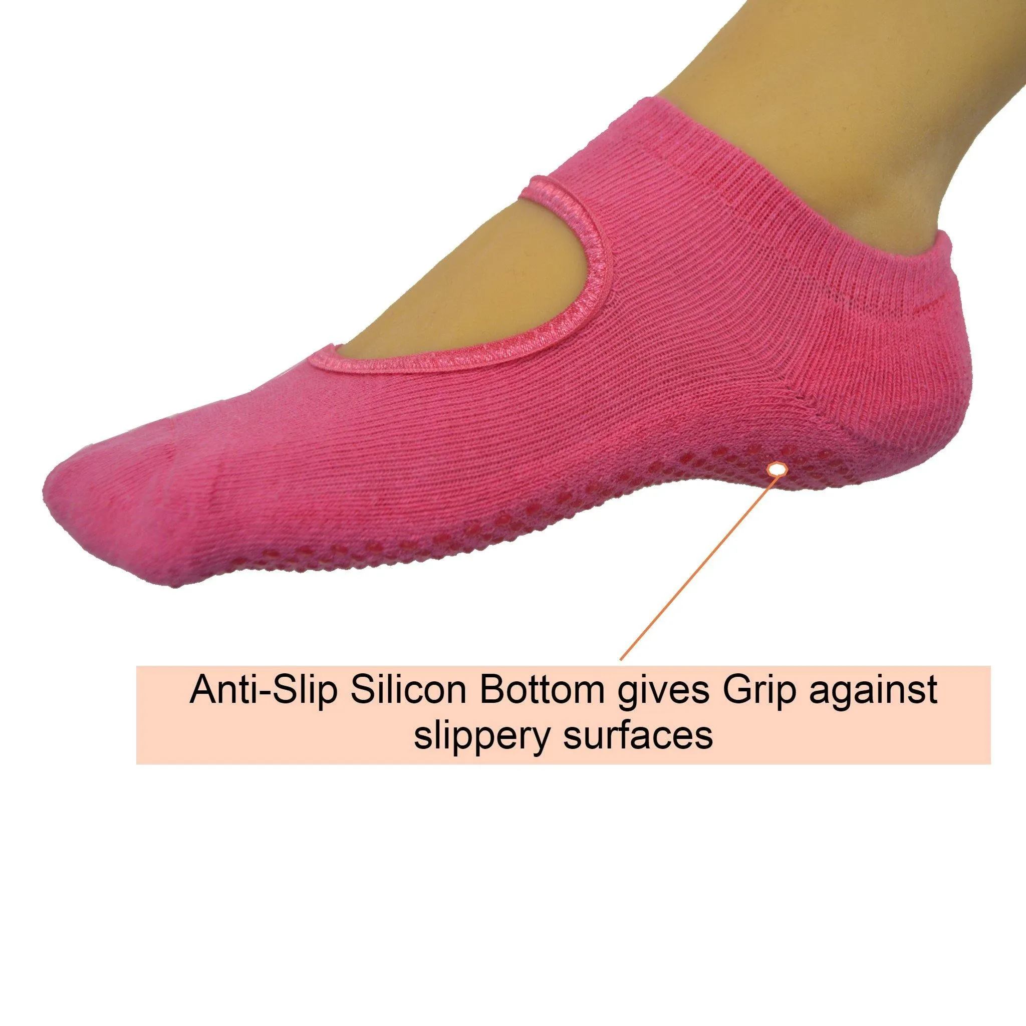 Yoga Padded Anti Slip Socks